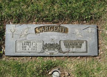 Sargent,   Eleanor M. gravesite