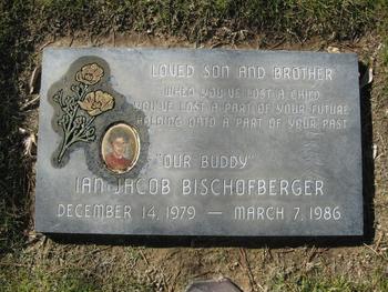 Bischofberger,   Ian Jacob gravesite
