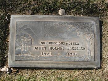 Bressler,   Janet Holmes gravesite