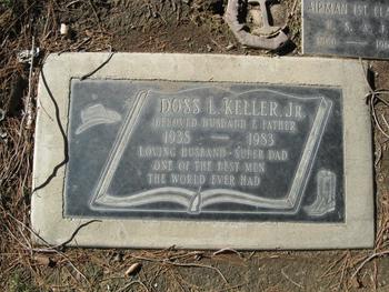 Keller, Jr.  Doss Lloyd gravesite