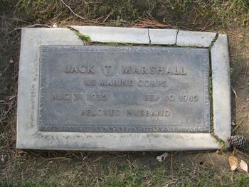 Marshall,   Jack T. gravesite