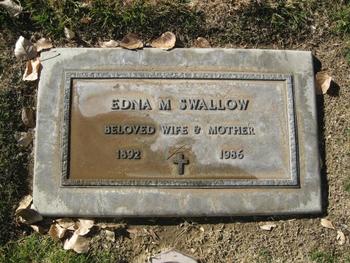 Swallow, Edna Madeline gravesite