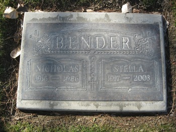Bender,   Stella Patricia gravesite