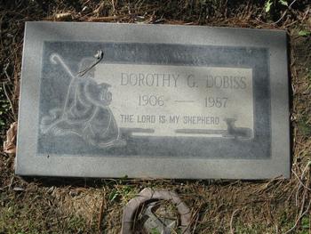 Dobiss,   Dorothy Gertrude gravesite
