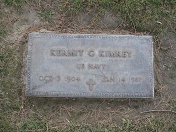 Kimrey,   Kermit George gravesite