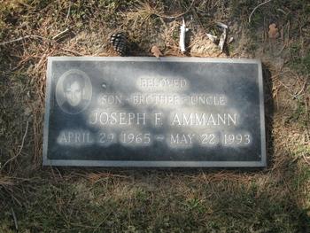 Ammann,   Joseph Frank gravesite