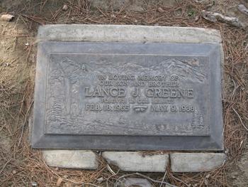 Greene,   Lance John gravesite