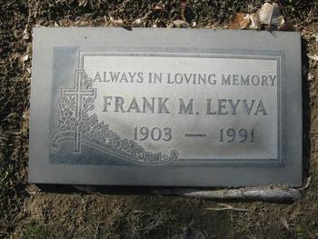 Leyva,   Frank M. gravesite