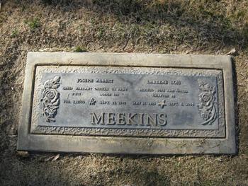 Meekins,   Joseph Albert gravesite