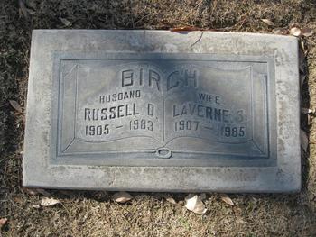 Birch,   Russell Dallon gravesite