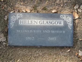 Glasgow,   Helen L. gravesite