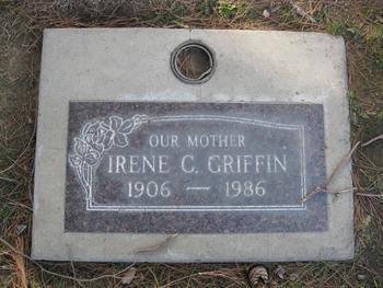 Griffin,   Irene Clarissa gravesite