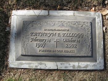 Kellogg,   Kathryn I. gravesite