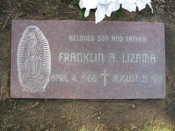 Lizama,   Franklin Anthony gravesite