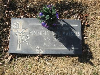 Maestas,   Kimberly Ann gravesite