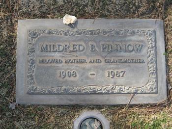 Pinnow,   Mildred Beatrice gravesite