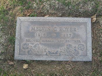 Royer,   Melvin Clifford gravesite