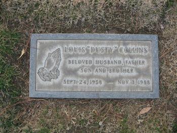 Collins,   Louis Miller ('Dusty') gravesite
