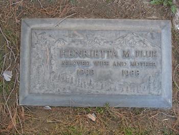 Flue,   Henrietta Marie gravesite