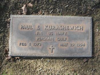 Kurashewich,   Paul E. gravesite