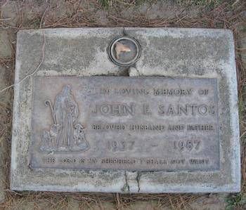 Santos,   John Elman gravesite