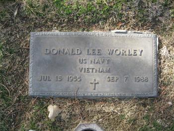 Worley,   Donald Lee gravesite