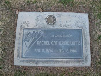 Loftis,   Rachel Catherine gravesite