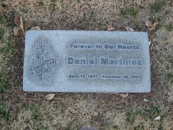 Martinez,   Daniel gravesite