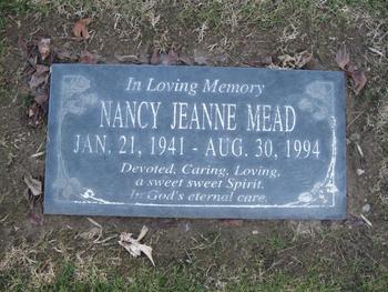 Mead, Nancy Jeanne gravesite