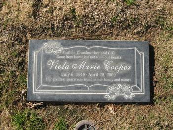 Cooper,   Viola Marie gravesite