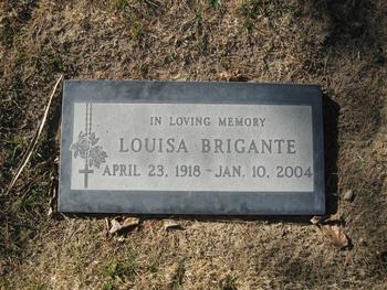 Brigante,   Louisa gravesite