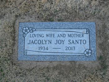Santo,   Jacolyn Joy gravesite
