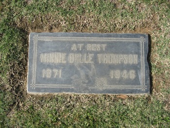 Thompson,   Minnie Bell gravesite