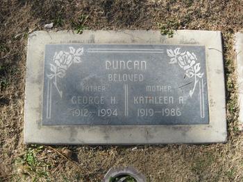 Duncan,   Kathleen Agnes gravesite