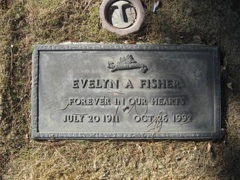Fisher,   Evelyn Augusta gravesite