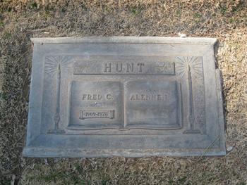 Hunt,   Alenne Berniece gravesite