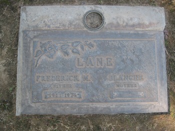 Lane,   Blanche gravesite