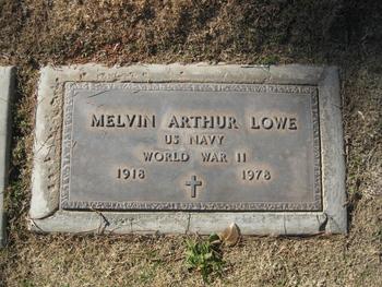 Lowe,   Melvin Arthur gravesite