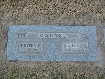 Mansel,   Chester E. gravesite