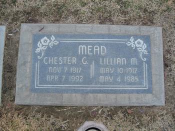 Mead,   Lillian M. gravesite