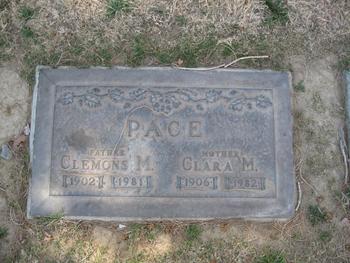 Pace,   Clara M. gravesite