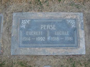 Pease,   Lucille gravesite