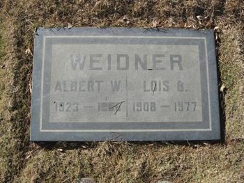 Weidner, Lois B. gravesite