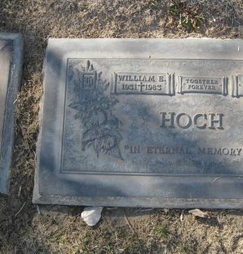 Hoch,   William Elrick gravesite