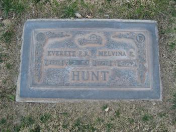 Hunt,   Melvina Eunice gravesite