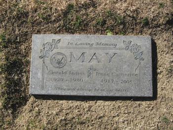 May, Gerald James gravesite