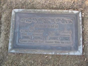 Schramm,   Edward August gravesite