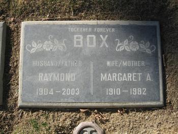 Box,   Margaret Ann gravesite