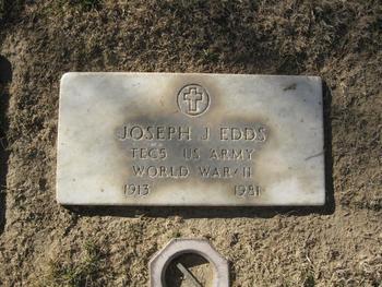 Edds,   Joseph Jewel gravesite