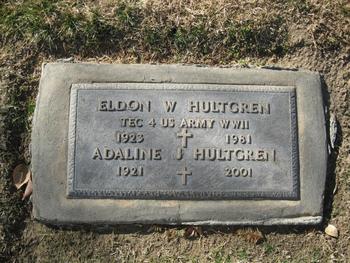 Hultgren,   Adaline J. gravesite